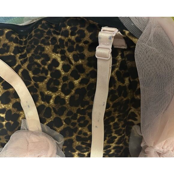 Betsey Johnson x Torrid Rainbow Tulle Strapless Midi Dress - Picture 10 of 12